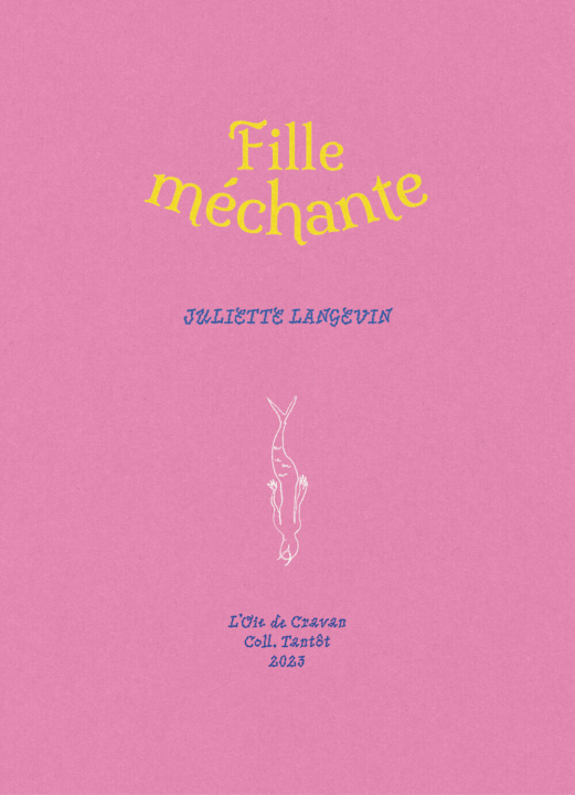 Könyv Fille méchante Juliette Langevin