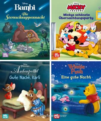 Kniha Nelson Mini-Bücher: 4er Disney Gutenacht-Geschichten 1-4 