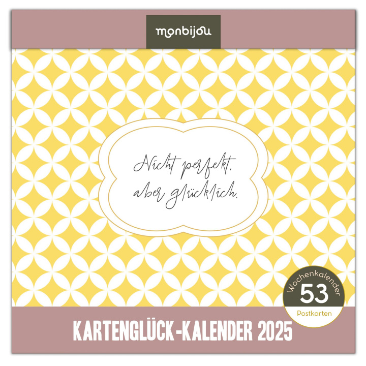 Naptár/Határidőnapló Best of Kartenglück Postkartenkalender 2025 Cornelia Landschützer