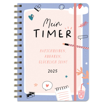 Calendar / Agendă Kalender 2025 "Wiesenblumen" Terminplaner Ringbuch 2025 