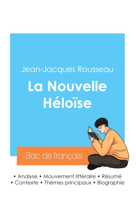 Kniha REUSSIR SON BAC DE FRANCAIS 2024 ANALYSE ROUSSEAU JEAN-JACQUES