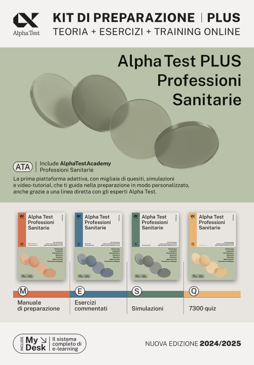 Kniha Alpha Test plus. Professioni sanitarie. Kit di preparazione Plus. Ediz. MyDesk Stefano Bertocchi