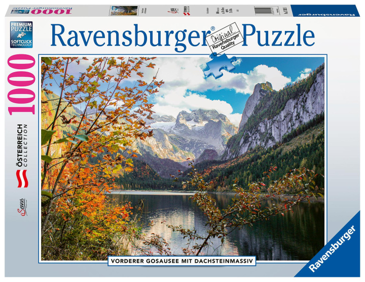 Könyv Ravensburger Puzzle 17592 - Vorderer Gosausee - 1000 Teile Puzzle für Erwachsene ab 14 Jahren 