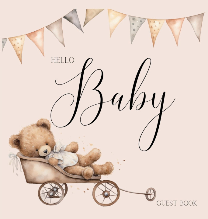 Carte Bear Baby Shower Guest Book 
