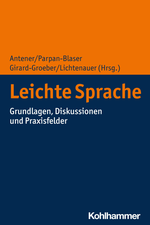 Book Leichte Sprache Anne Parpan-Blaser
