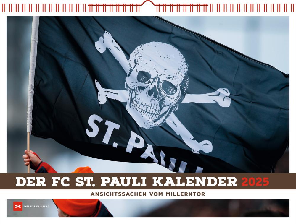 Naptár/Határidőnapló Der FC St. Pauli Kalender 2025 