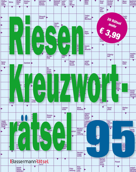 Книга Riesen-Kreuzworträtsel 95 