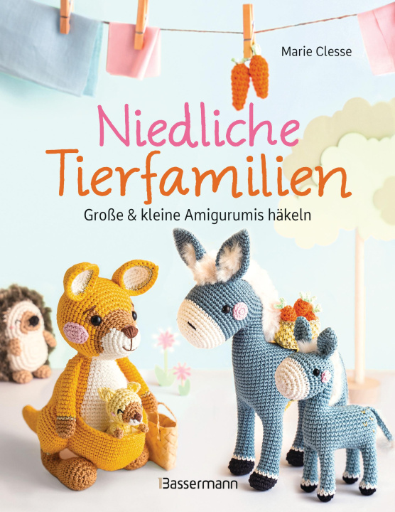 Книга Niedliche Tierfamilien - Große und kleine Amigurumis häkeln - Fabrice Besse