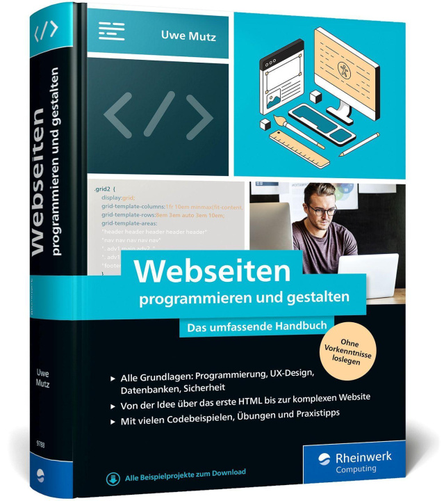 Knjiga Webseiten programmieren und gestalten Uwe Mutz