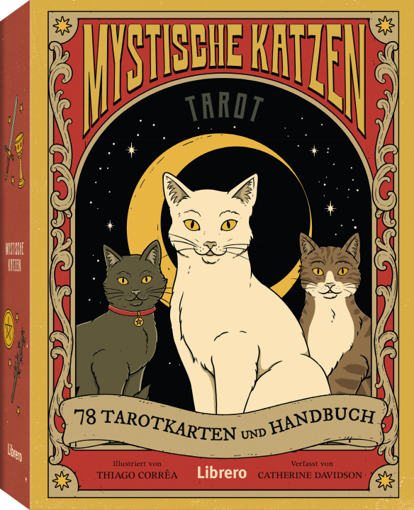Kniha Tarot Mystische Katzen 