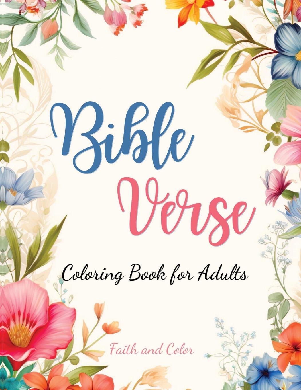 Книга Bible Verse Coloring Book 