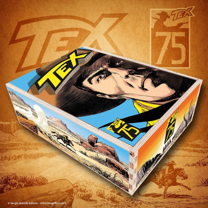 Książka Tex 75. Box legno Graziano Frediani