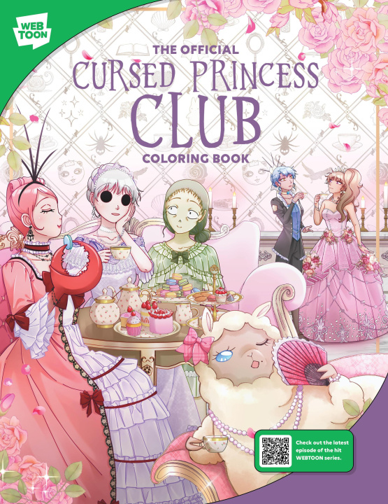 Książka Official Cursed Princess Club Coloring Book LambCat