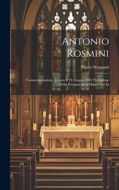 Knjiga Antonio Rosmini Pietro Stoppani