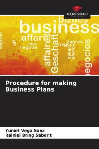 Knjiga Procedure for making Business Plans Rainiel Bring Saborit