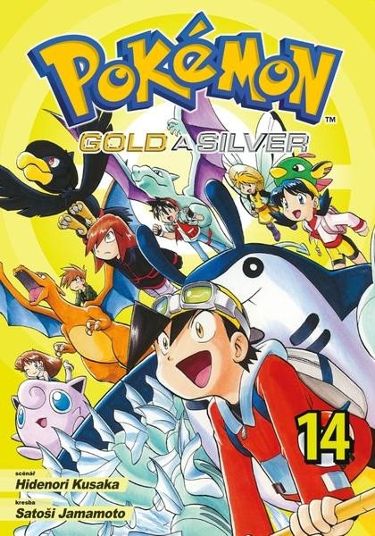 Kniha Pokémon 14 - Gold a Silver Hidenori Kusaka