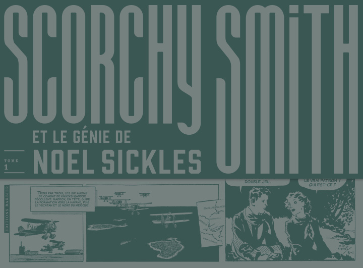 Carte Scorchy Smith et le génie de Noel Sickles Noel Sickles