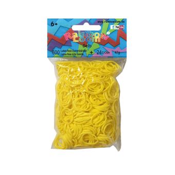 Game/Toy Rainbow Loom® Gummibänder Gelb 