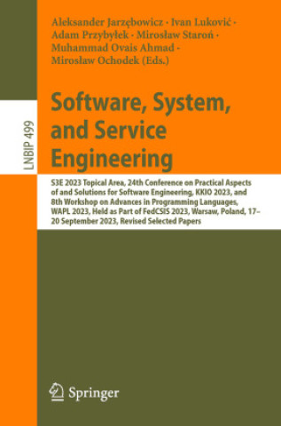 Libro Software, System, and Service Engineering Aleksander Jarzebowicz