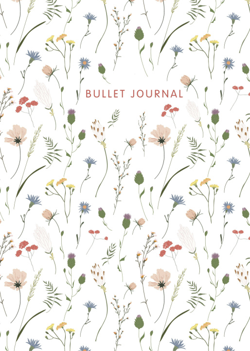 Kniha Блокнот в точку: Bullet Journal (полевые цветы, 120 л.) 