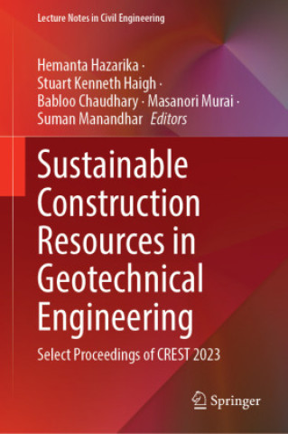 Carte Sustainable Construction Resources in Geotechnical Engineering Hemanta Hazarika