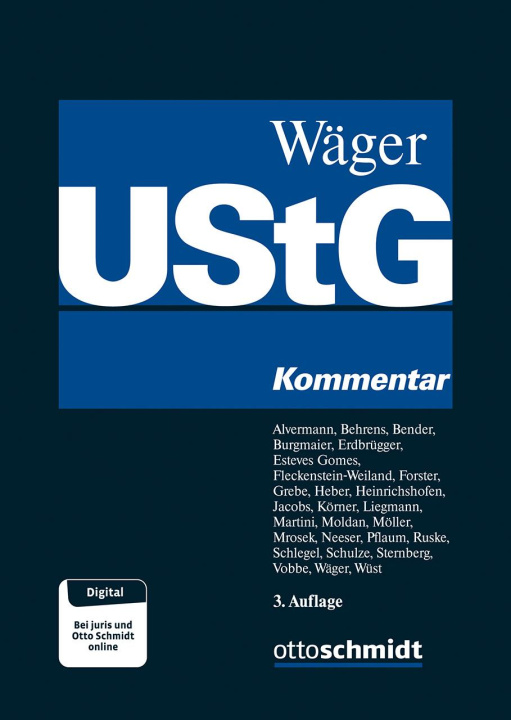 Kniha Umsatzsteuergesetz (UStG) Christoph Wäger