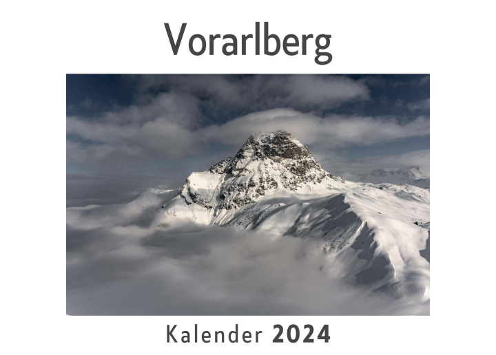 Calendar / Agendă Vorarlberg (Wandkalender 2024, Kalender DIN A4 quer, Monatskalender im Querformat mit Kalendarium, Das perfekte Geschenk) 