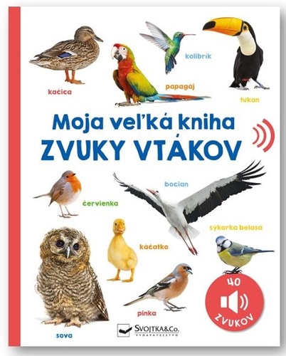 Könyv Moja veľká kniha Zvuky vtákov 