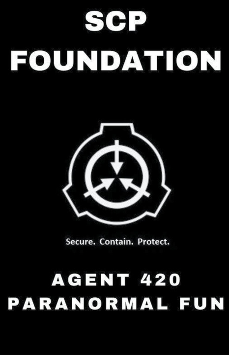 Carte SCP Foundation Agent 420 Paranormal Fun Michael Schuerman