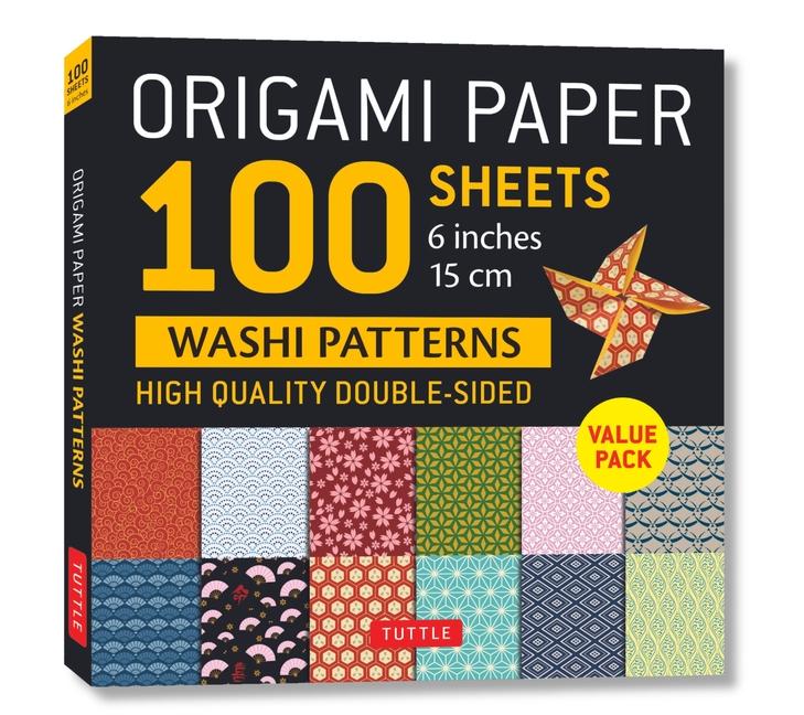 Naptár/Határidőnapló Origami Paper 100 sheets Washi Patterns 6" (15 cm) 