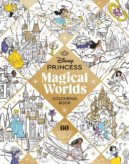 Carte Disney Princess Magical Worlds Colouring Book Walt Disney