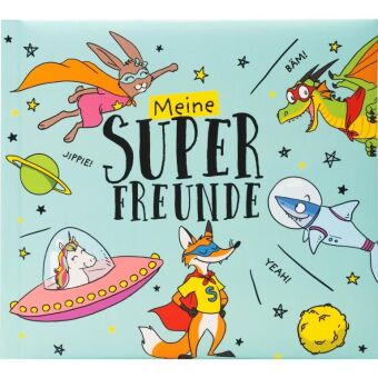 Buch Freundebuch Motiv "Meine Superfreunde" 