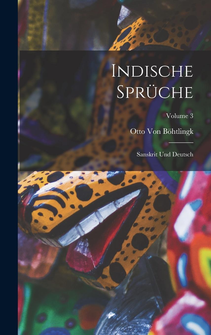 Książka Indische Sprüche Otto Von Böhtlingk