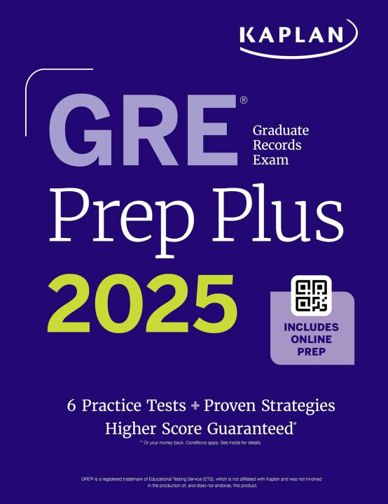 Book GRE Prep Plus 2025 