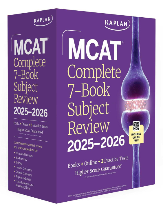 Könyv MCAT Complete 7-Book Subject Review 2025-2026, Set Includes Books, Online Prep, 3 Practice Tests 