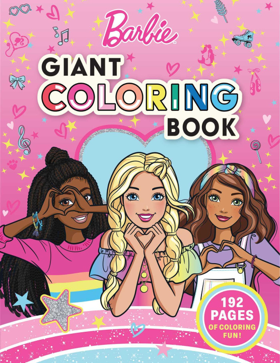 Kniha Barbie: Giant Coloring Book Mattel