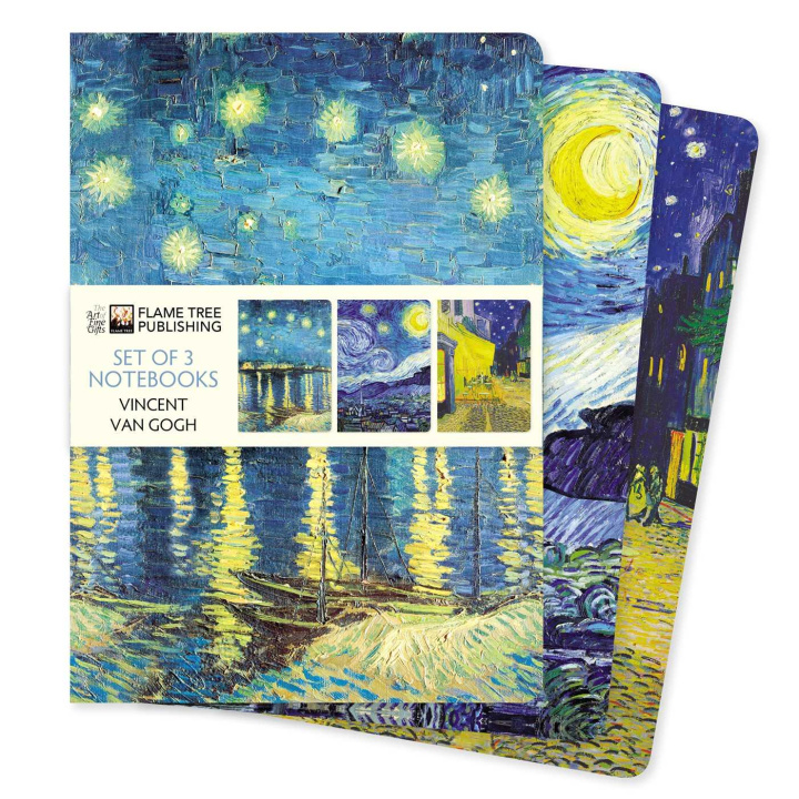 Kniha Vincent Van Gogh Set of 3 Standard Notebooks 