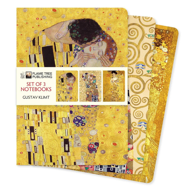 Könyv Gustav Klimt Set of 3 Standard Notebooks 