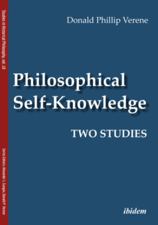 Knjiga Philosophical Self-Knowledge Donald Phillip Verene