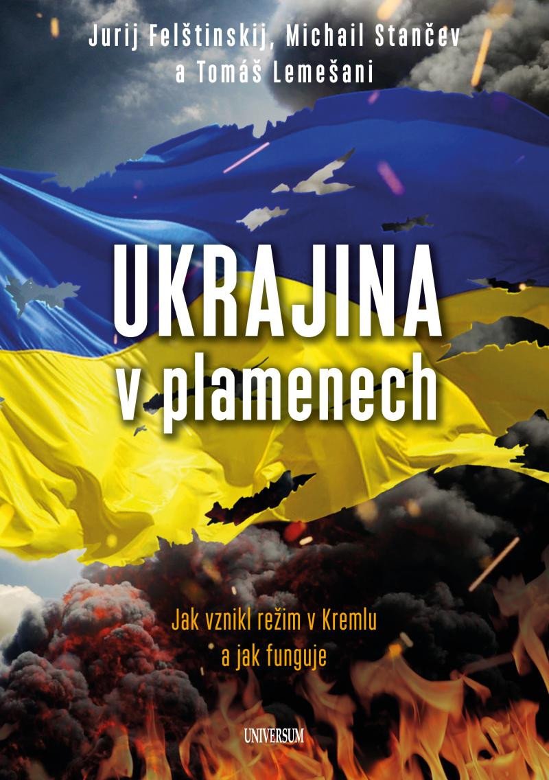 Książka Ukrajina v plamenech Tomáš Lemešani