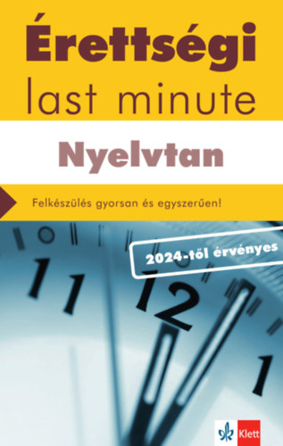 Book Érettségi Last minute - Nyelvtan Diószegi Endre