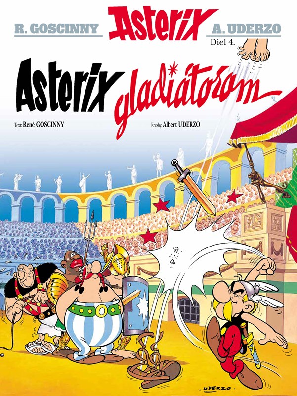 Book Asterix 4 - Asterix gladiátorem René Goscinny