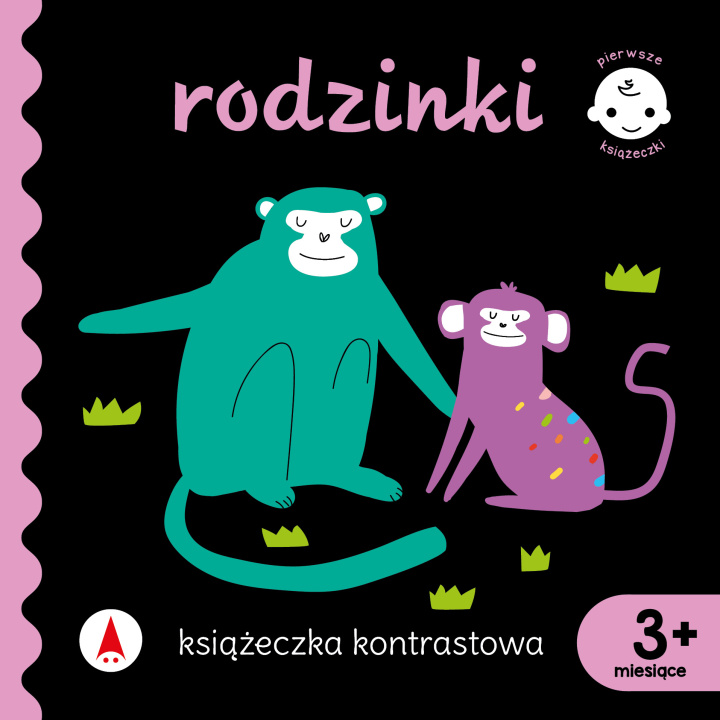 Książka Rodzinki. Książeczka kontrastowa. Pierwsze książeczki Opracowanie zbiorowe