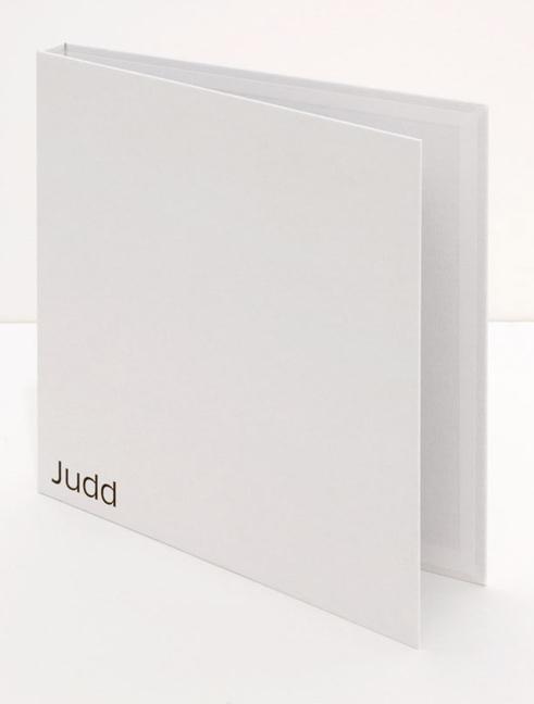 Książka Donald Judd 