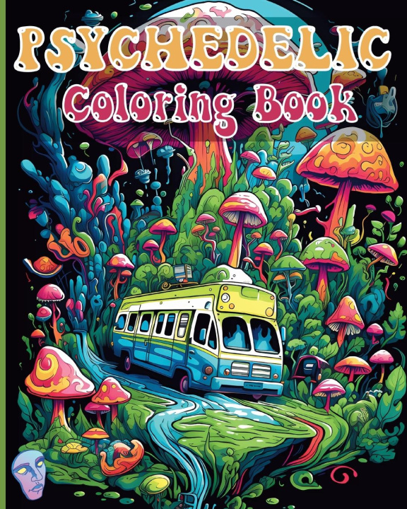 Könyv Psychedelic Coloring Book 