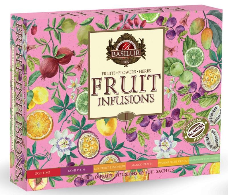 Carte BASILUR Fruit Infusions II. 60 gastro sáčků 