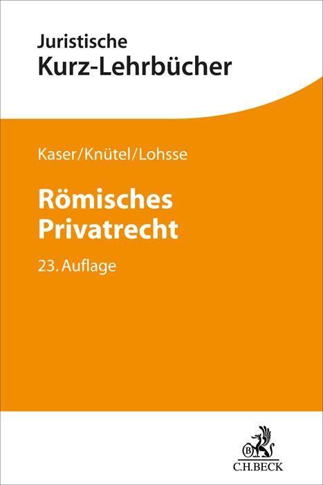 Book Römisches Privatrecht Rolf Knütel