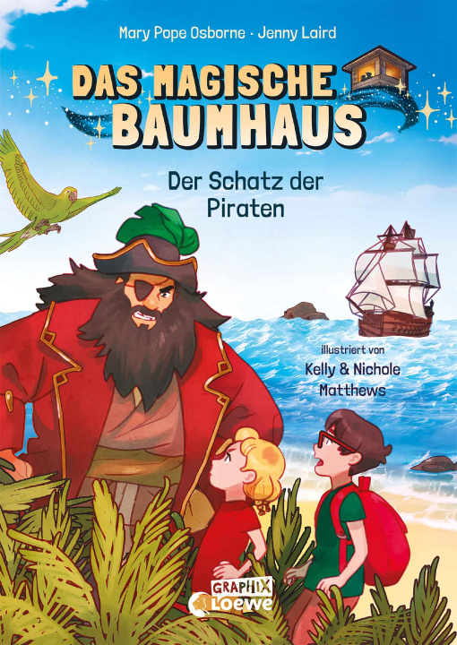 Kniha Das magische Baumhaus (Comic-Buchreihe, Band 4) - Der Schatz der Piraten Jenny Laird