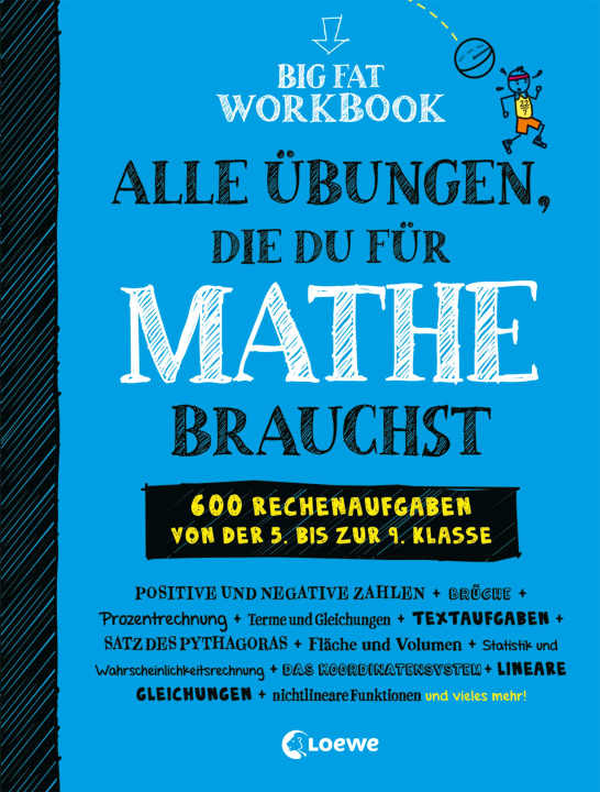 Livre Big Fat Workbook - Alle Übungen, die du für Mathe brauchst Christian Bubenheim