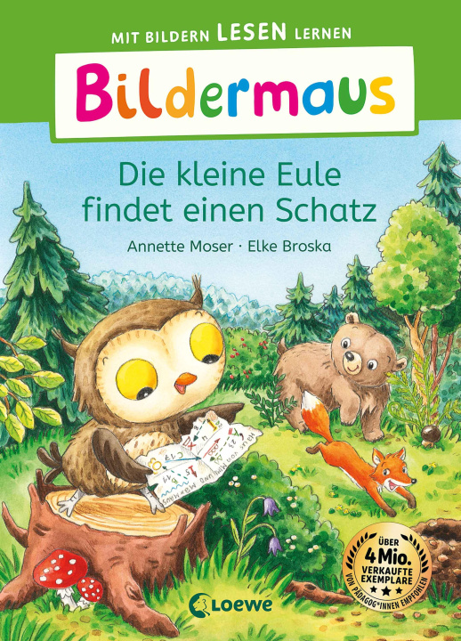 Carte Bildermaus - Die kleine Eule findet einen Schatz Loewe Erstlesebücher